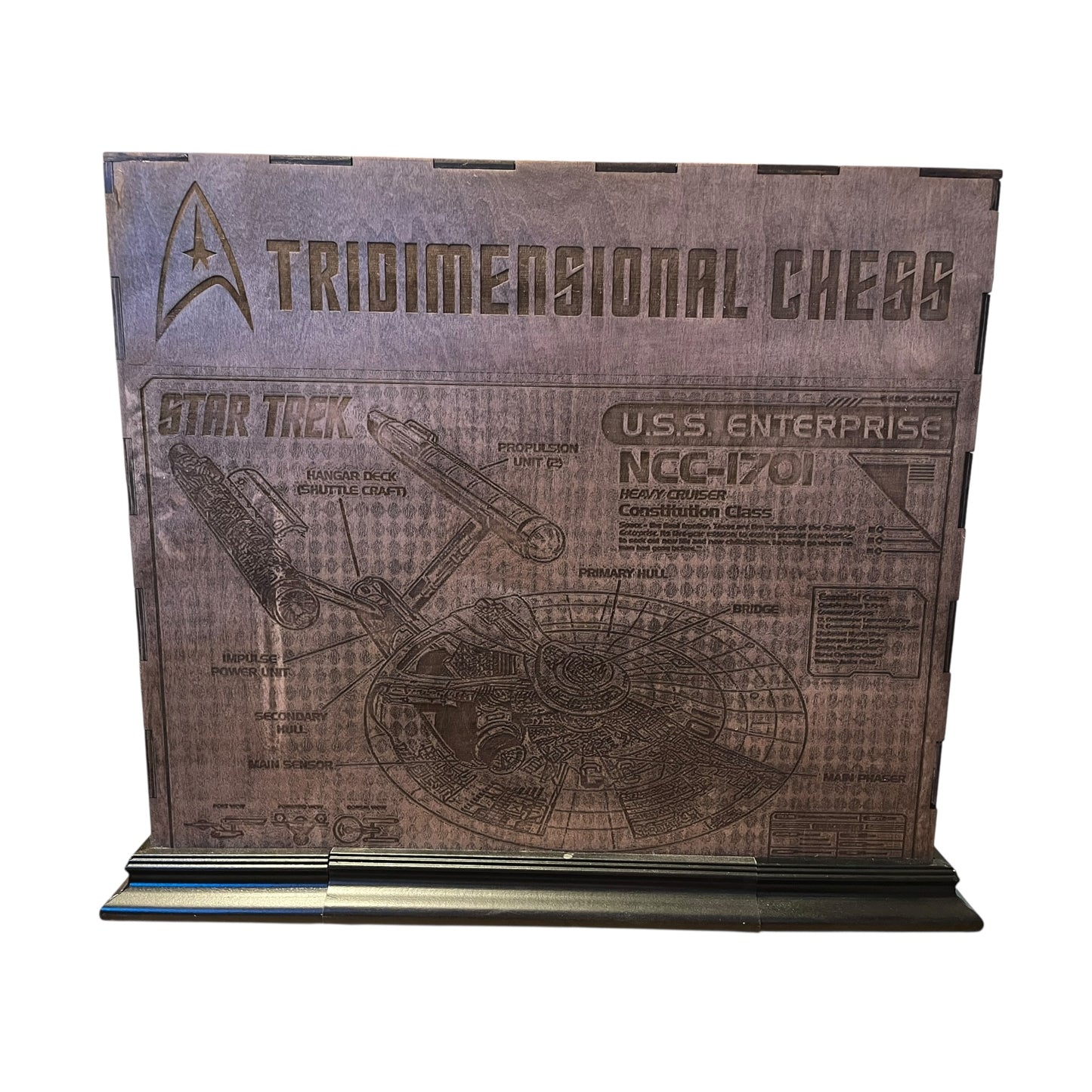 Tridimensional Chess set