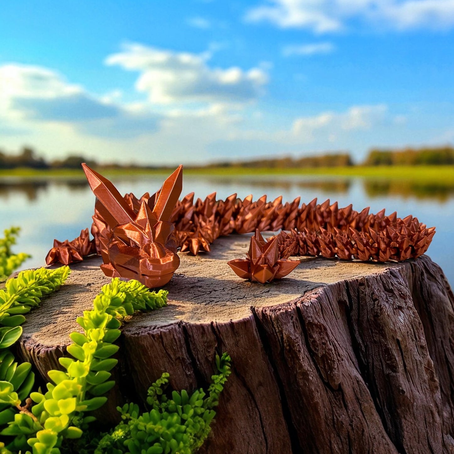Copper Articulated Dragon