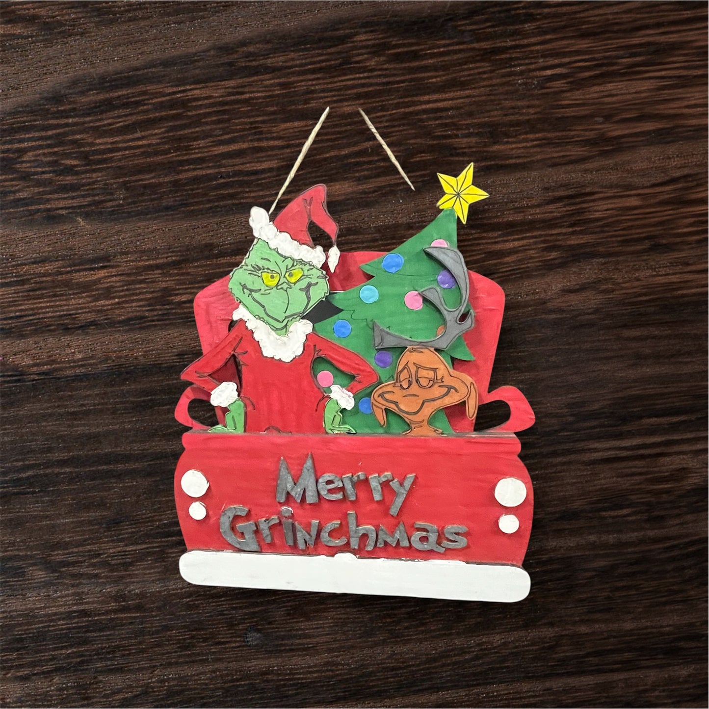 Grinch Door Hanger