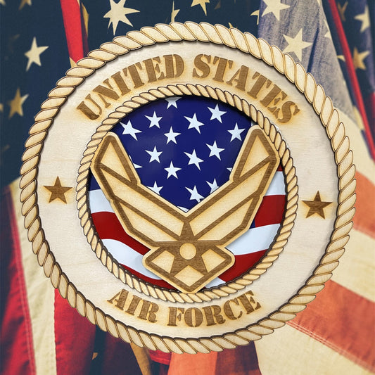 Air Force Military Service Plaque