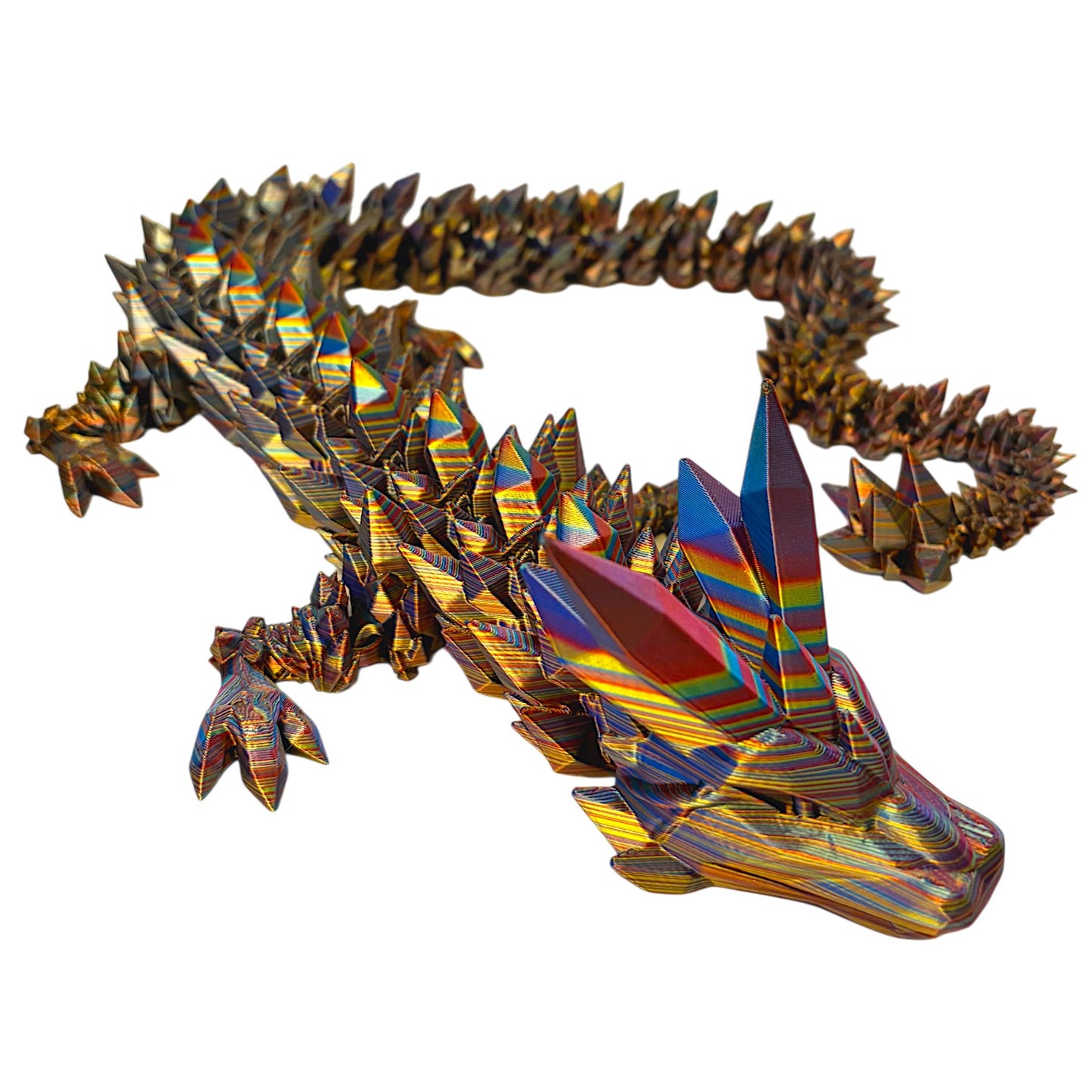 articulated crystal dragon