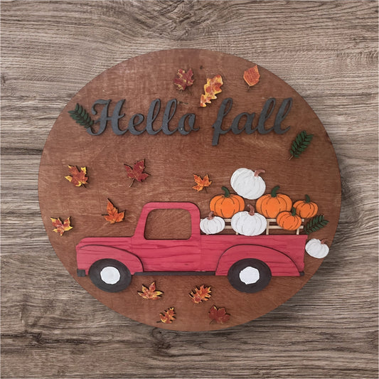 Hello Fall Door Hanger