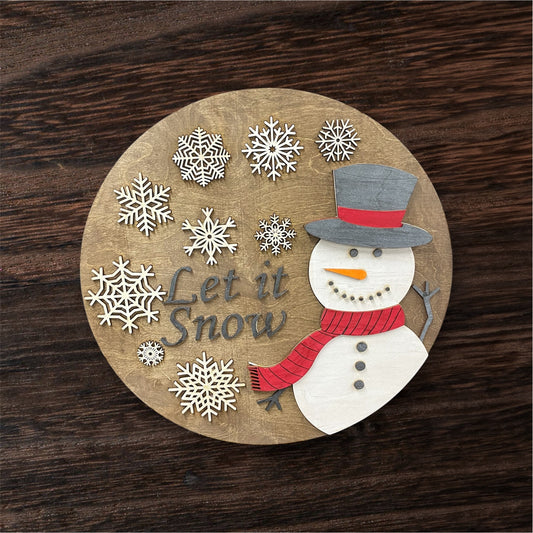Let it Snow Door Hanger