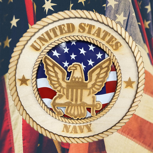 Navy Military Service Plaque