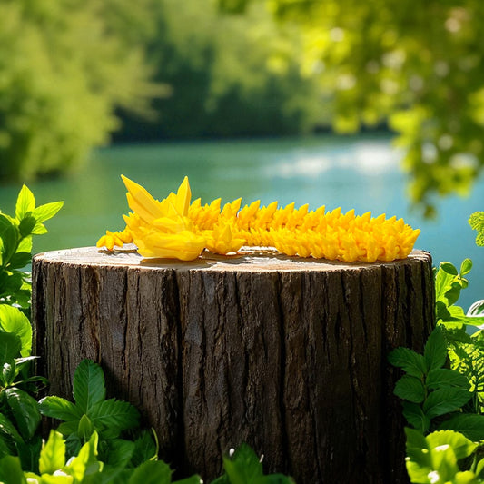 Yellow Articulated Dragon
